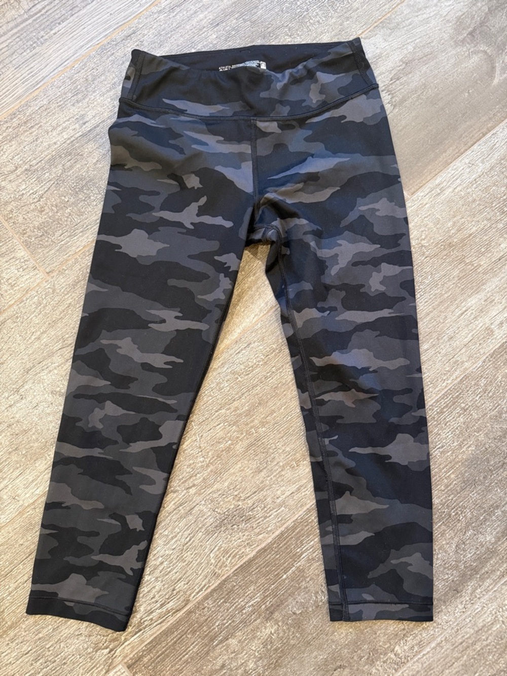 Athleta Girl Black Camo Leggings - X-Large (14)